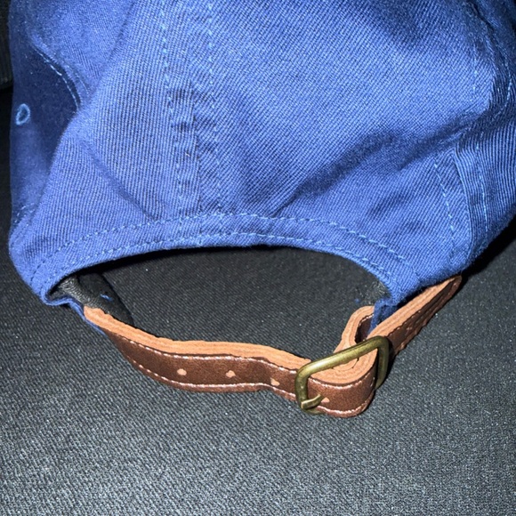 Rare Supreme Navy Blue Five-Panel Cap Leather Strap - Picture 2 of 2